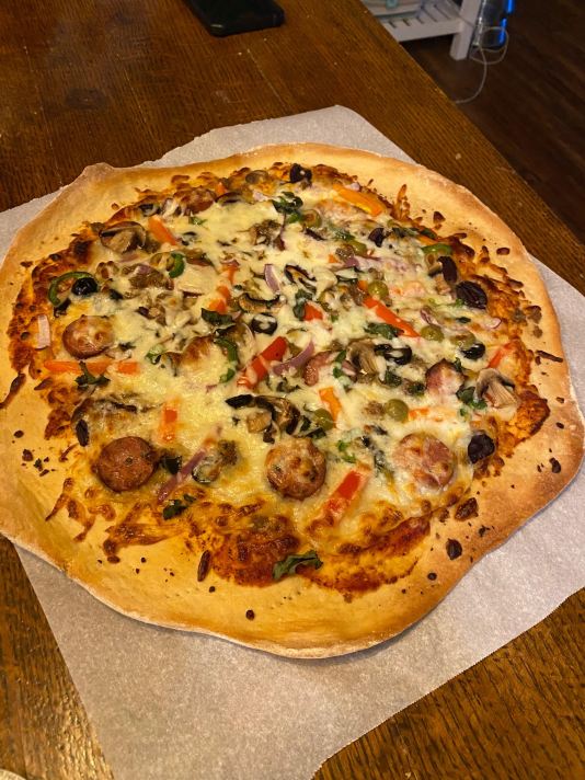 Homemade pizza 2